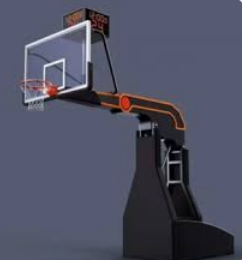 豪华型智能电动液压篮球架